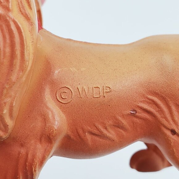 Lady & Tramp Dog Vintage WDP Walt Disney Production Mini Figure 3" - Picture 2 of 9